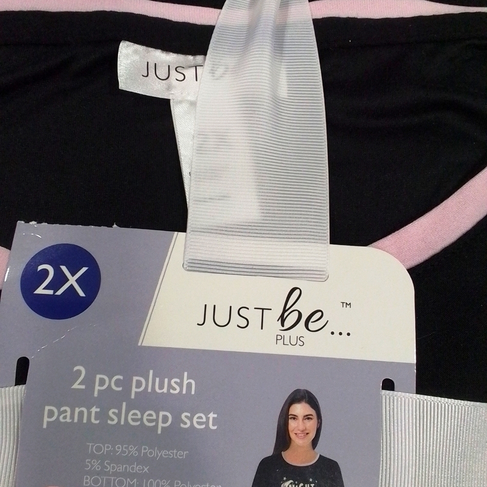 NEW 2 Pieces Plush Pants Sleep Set
